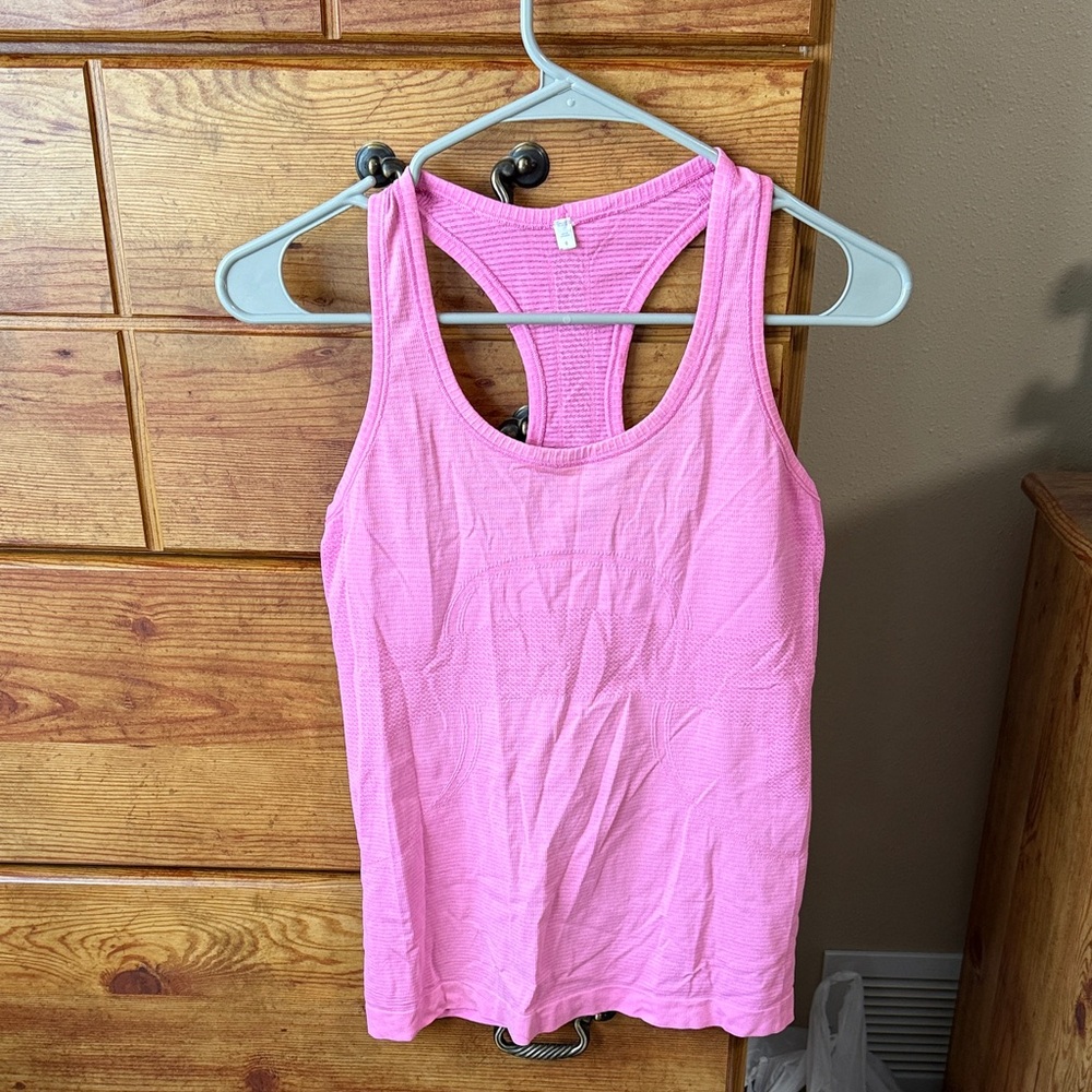 Lululemon Pink Racerback Tank Top